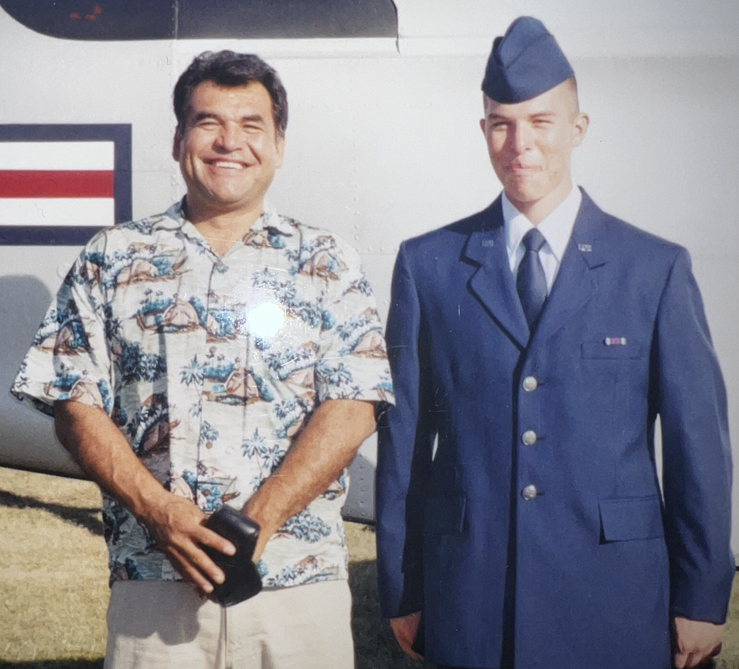 Felix Carrillo as a young Airman